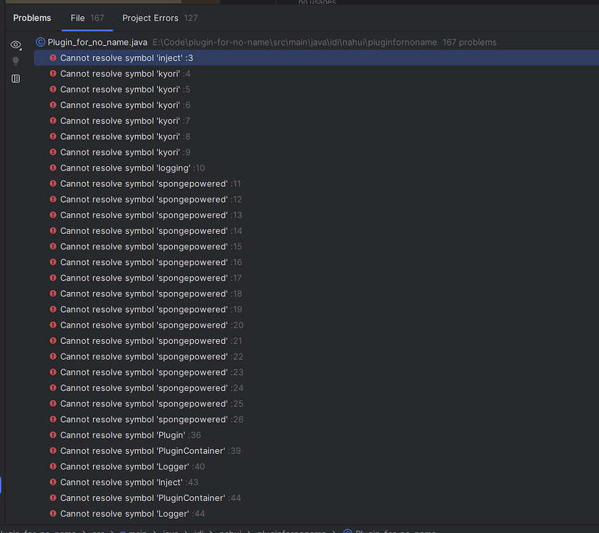 Plugin not working and showing as non-mod - Plugin Development - Sponge ...