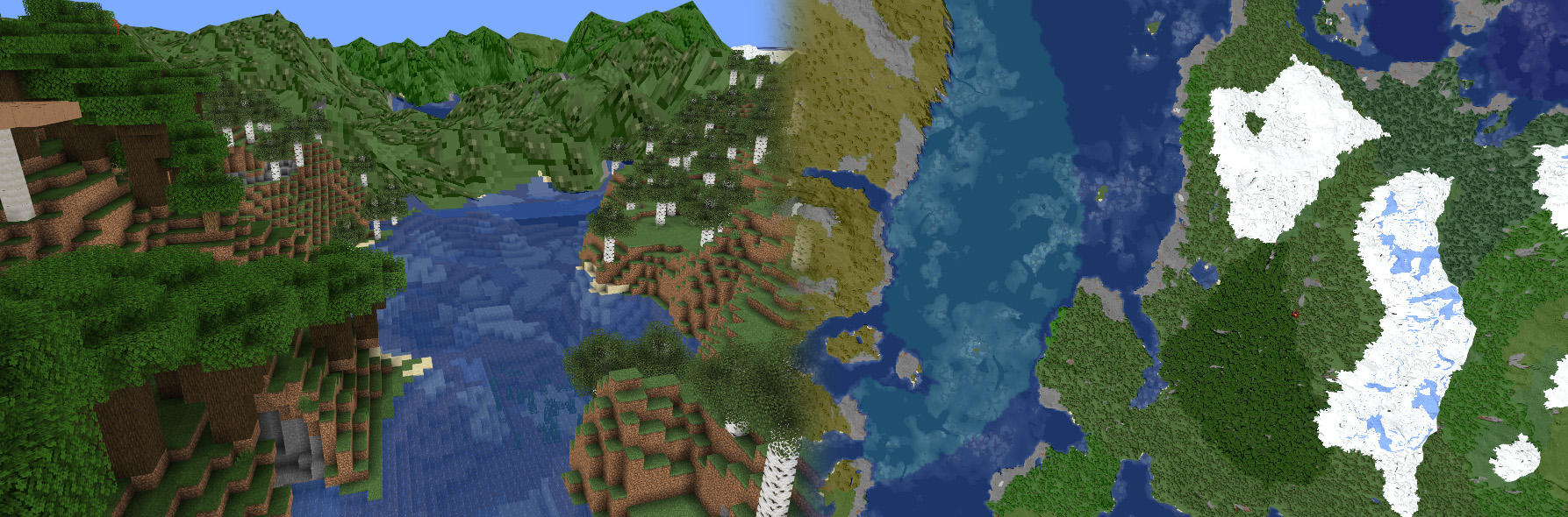 Minecraft Overviewer, Minecraft Worlds In Google Maps