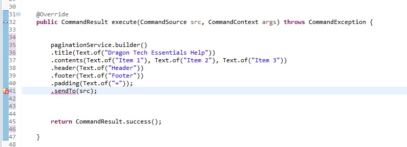 Need some help with Pagination [4.1.0] - Plugin Development - Sponge Forums